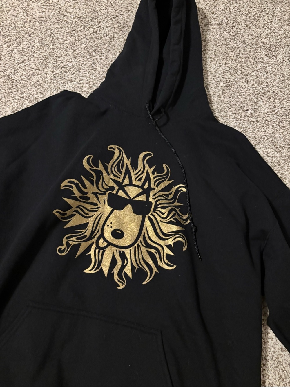 Men's Snoop Dog Black Hoodie